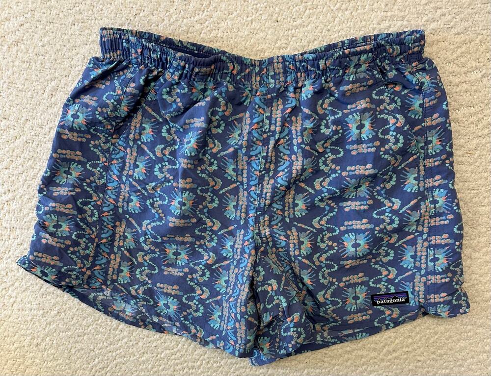 Patagonia Netplus Womens Sunshine Dye Baggie 5” Shorts Medium